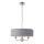 Endon 94394 - Luster na reťazi HIGHCLERE 3xE14/40W/230V tmavošedá/lesklý chróm