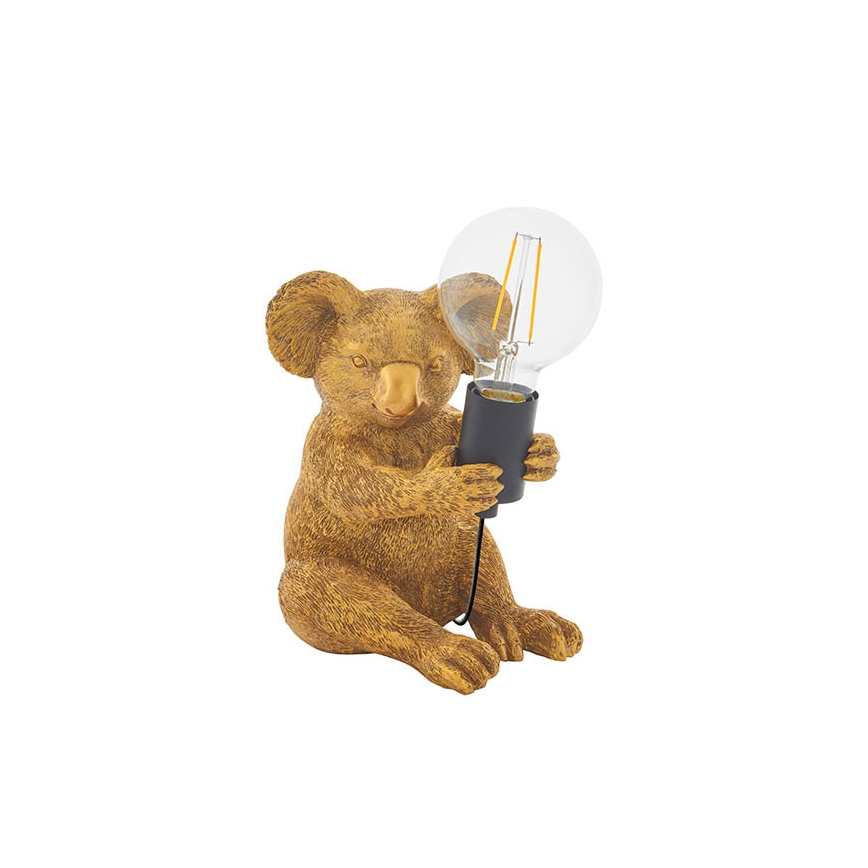 Endon 95082 - Stolná lampa KOALA 1xE27/10W/230V zlatá