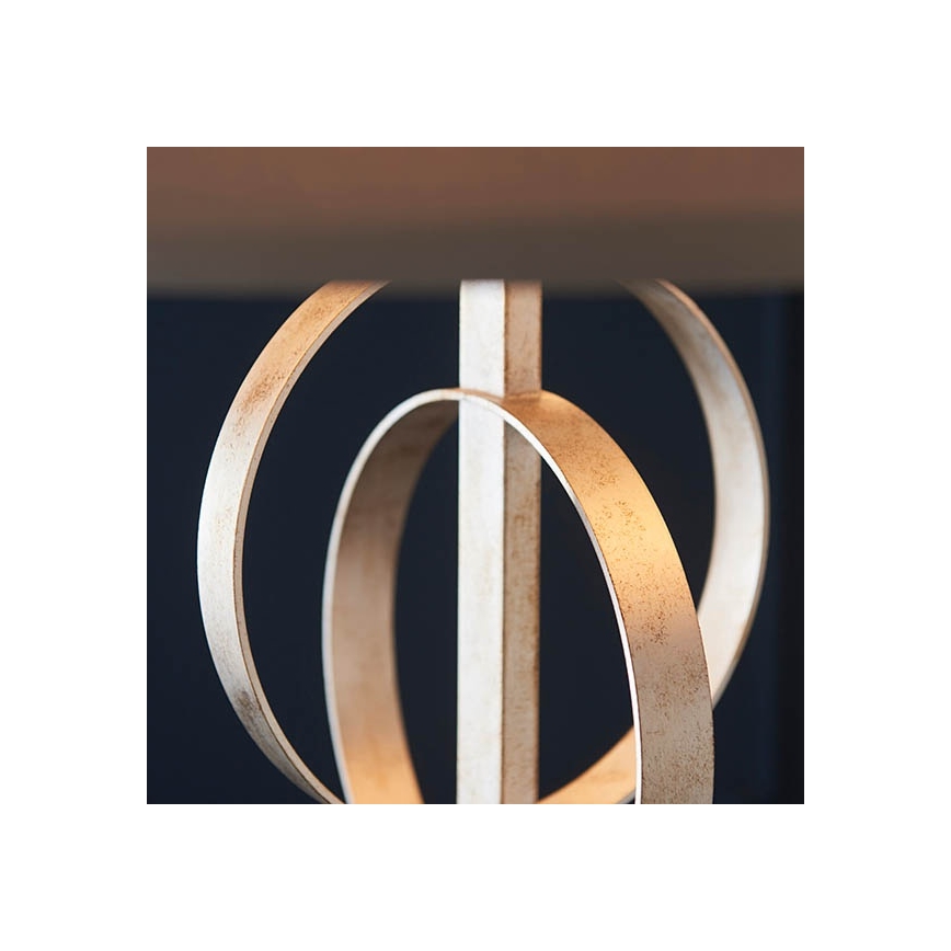 Endon 95215 - Luster na reťazi 5xE27/10W/230V pr. 70 cm sivý