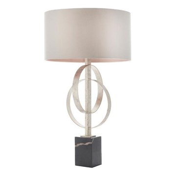 Endon 95217 - Stolná lampa 1xE27/10W/230V šedá/čierna