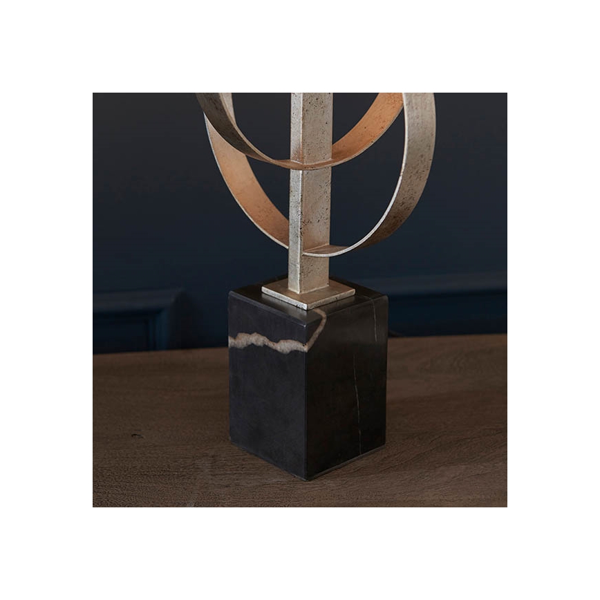 Endon 95217 - Stolná lampa 1xE27/10W/230V šedá/čierna