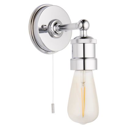 Endon 95505 - Kúpeľňové nástenné svietidlo MILLER 1xE27/6W/230V IP44 lesklý chróm