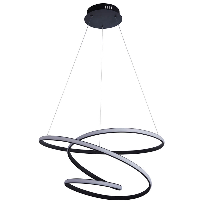 Endon 97632 - LED závesné svietidlo na lane DUNE LED/47,5W/230V 3000K čierne