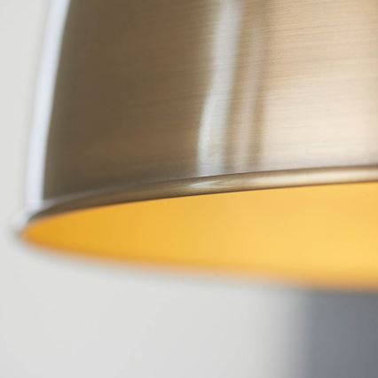 Endon 98744 - Závesné svietidlo na lanku FRANKLIN 1xE27/10W/230V mosadz