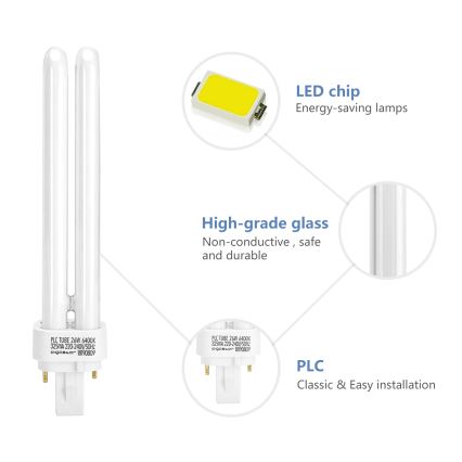 Energeticky úsporná žiarovka G24d-3/26W/230V 6500K