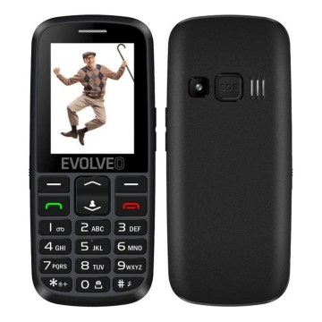 Evolveo - EasyPhone EG 2G mobilný telefón pre seniorov čierna