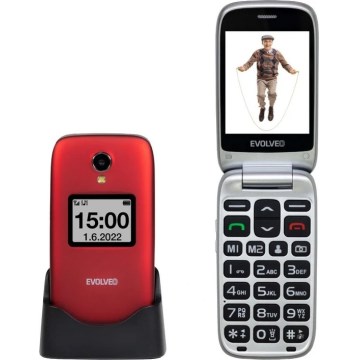Evolveo - EasyPhone FS, klapkový mobilný telefón 2.8
