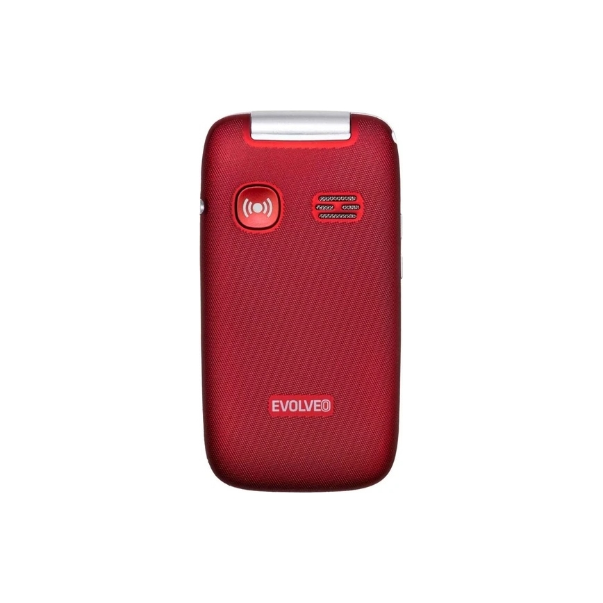 Evolveo - EasyPhone FS vyklápací mobilný telefón pre seniorov 2.8 červený