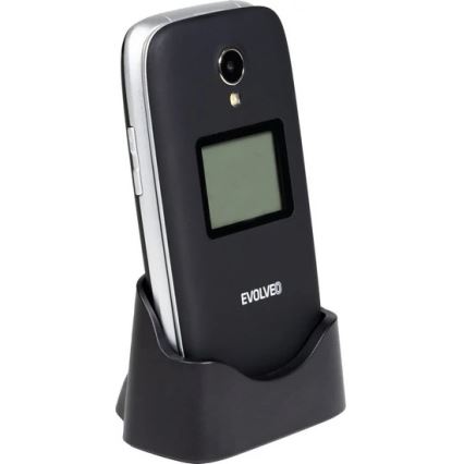 Evolveo - EasyPhone FS vyklápací mobilný telefón pre seniorov 2.8 čierna