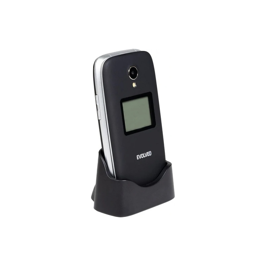 Evolveo - EasyPhone FS vyklápací mobilný telefón pre seniorov 2.8 čierna