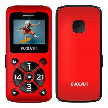 Evolveo - EasyPhone ID mobilný telefón pre seniorov červená
