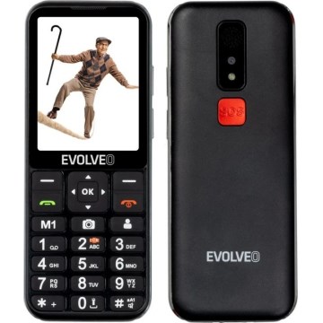 Evolveo - EasyPhone LT, 4G mobilný telefón pre seniorov, čierny