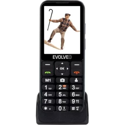 Evolveo - EasyPhone LT, 4G mobilný telefón pre seniorov, čierny