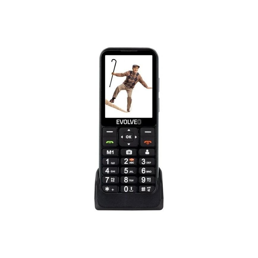Evolveo - EasyPhone LT, 4G mobilný telefón pre seniorov, čierny