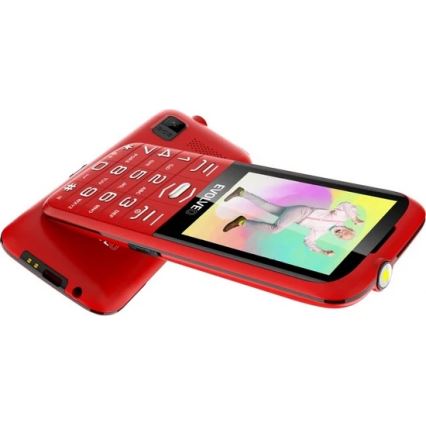 Evolveo - EasyPhone XO mobilný telefón pre seniorov červená