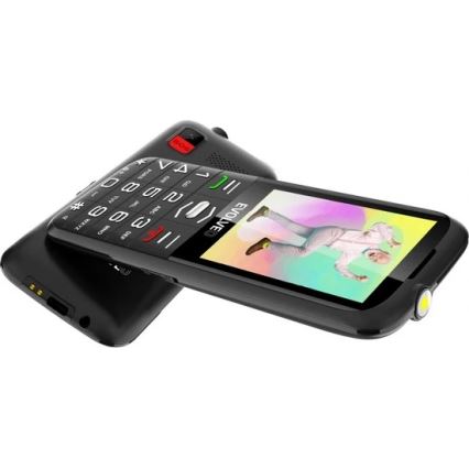 Evolveo - EasyPhone XO, mobilný telefón pre seniorov, čierny