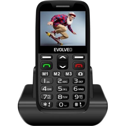 Evolveo - EasyPhone XR 4G mobilný telefón pre seniorov čierna