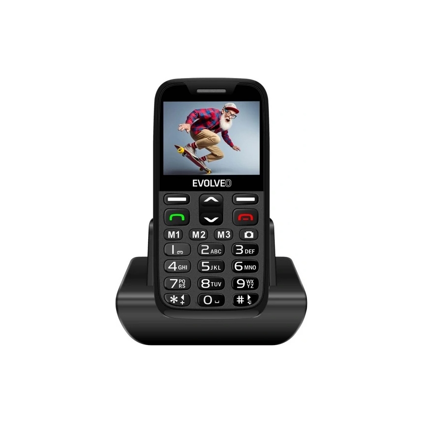 Evolveo - EasyPhone XR 4G mobilný telefón pre seniorov čierna