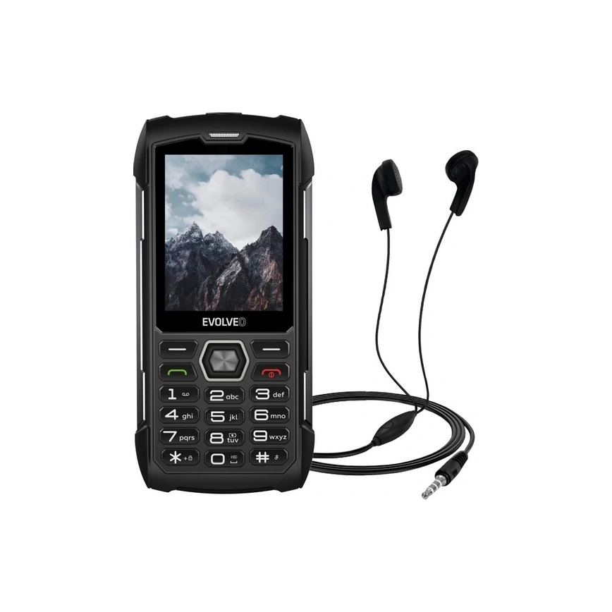 Evolveo - StrongPhone H1 vodotesný Dual SIM telefón čierna/šedá