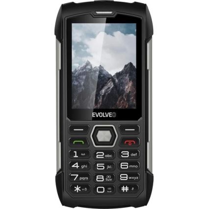 Evolveo - StrongPhone H1 vodotesný Dual SIM telefón čierna/strieborná