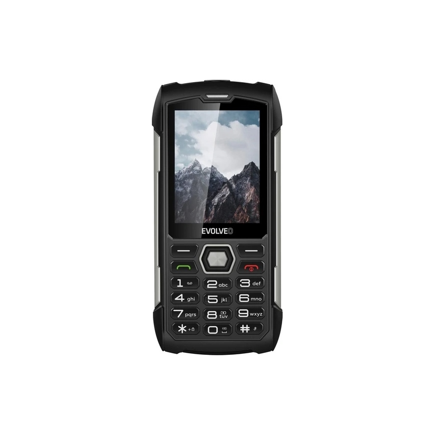 Evolveo - StrongPhone H1 vodotesný Dual SIM telefón čierna/strieborná