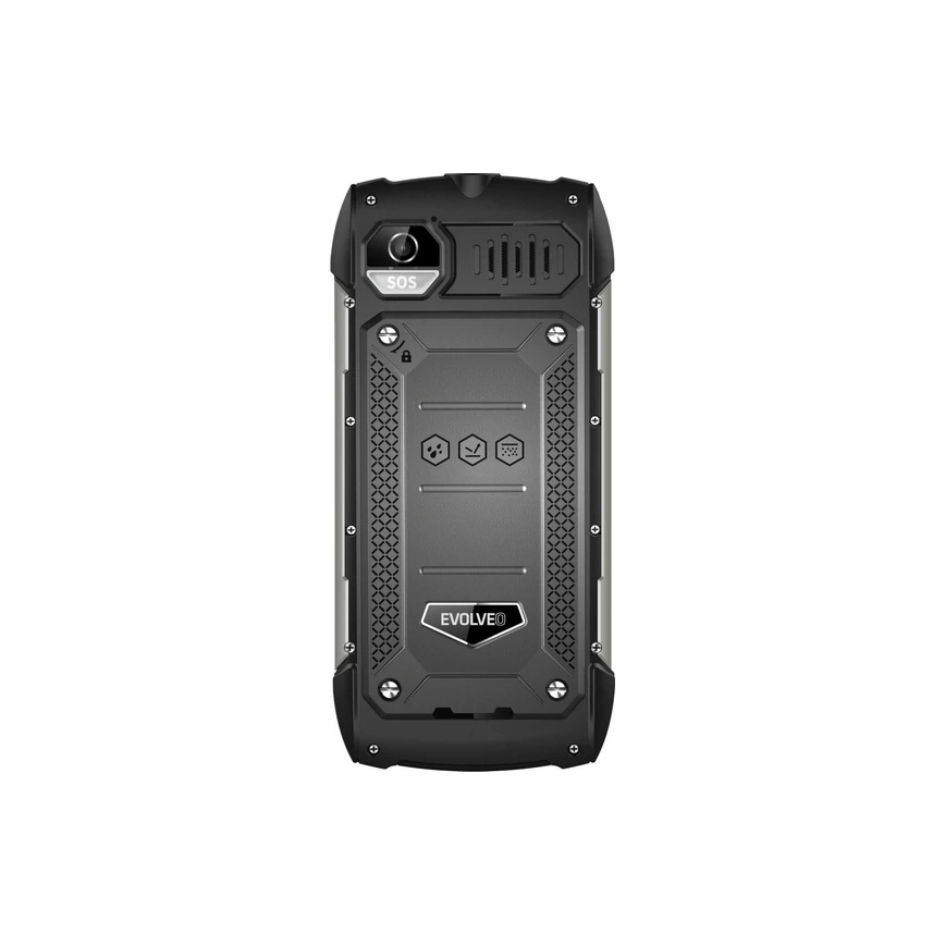 Evolveo - StrongPhone H1 vodotesný Dual SIM telefón čierna/strieborná
