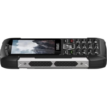 Evolveo - StrongPhone H1 vodotesný Dual SIM telefón čierna/strieborná