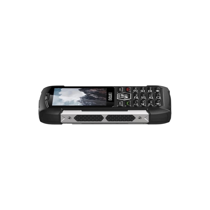 Evolveo - StrongPhone H1 vodotesný Dual SIM telefón čierna/strieborná