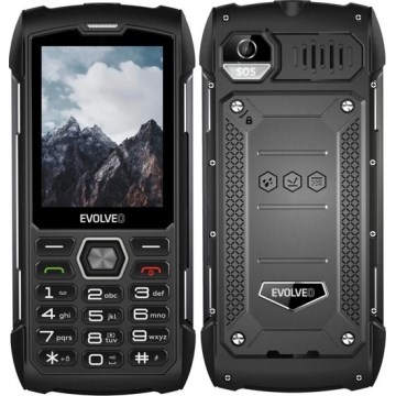 Evolveo - StrongPhone H1, vodotesný Dual SIM telefón, čierno-  šedá