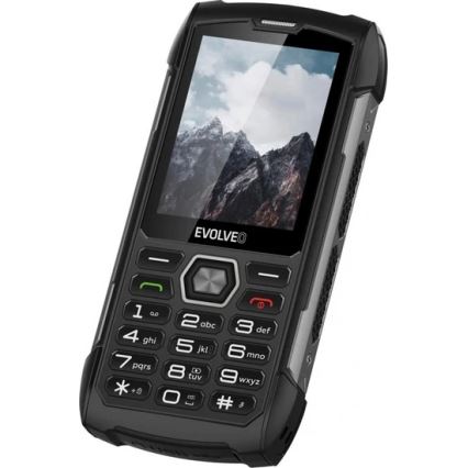 Evolveo - StrongPhone H1, vodotesný Dual SIM telefón, čierno-šedý