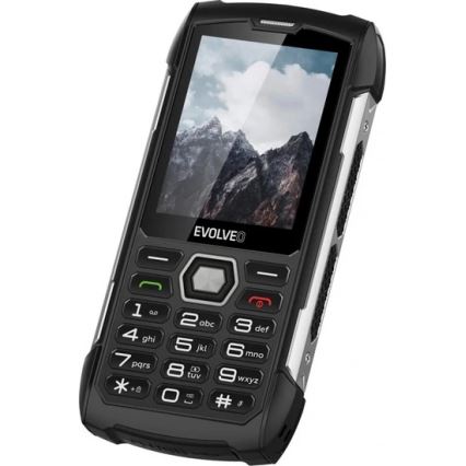 Evolveo - StrongPhone H1, vodotesný Dual SIM telefón, čierno-strieborný