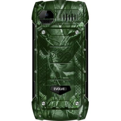 Evolveo - StrongPhone H1 vodotesný Dual SIM telefón poľovnícka kamufláž