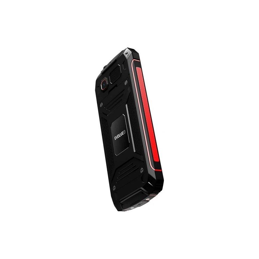 Evolveo - StrongPhone W4 vodotesný Dual SIM telefón čierna/červená