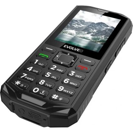 Evolveo - StrongPhone X5, vodotesný Dual SIM telefón, čierno-sivý