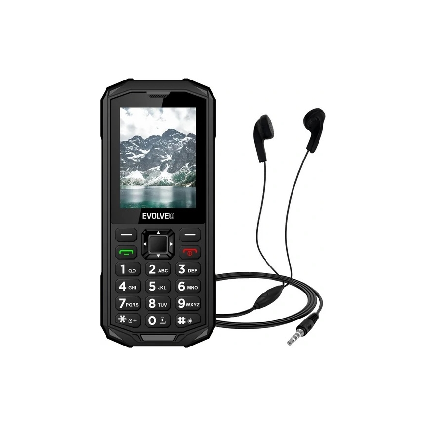 Evolveo - StrongPhone X5, vodotesný Dual SIM telefón, čierno-sivý