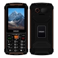 Evolveo - StrongPhone Z6 vodotesný Dual SIM telefón čierna/oranžová