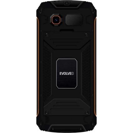Evolveo - StrongPhone Z6 vodotesný Dual SIM telefón čierna/oranžová