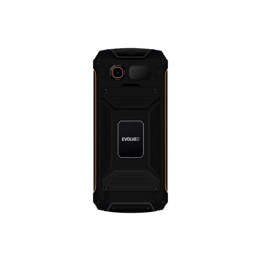 Evolveo - StrongPhone Z6 vodotesný Dual SIM telefón čierna/oranžová