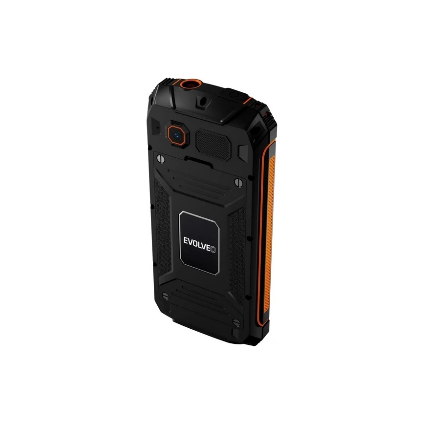 Evolveo - StrongPhone Z6 vodotesný Dual SIM telefón čierna/oranžová