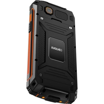 Evolveo - StrongPhone Z6 vodotesný Dual SIM telefón čierna/oranžová