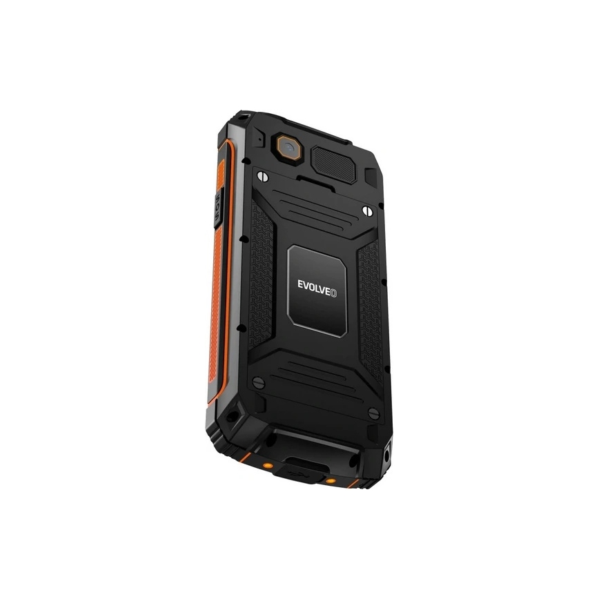 Evolveo - StrongPhone Z6 vodotesný Dual SIM telefón čierna/oranžová