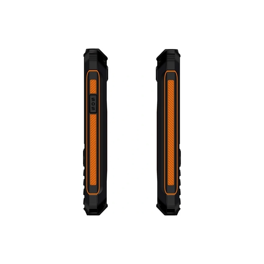 Evolveo - StrongPhone Z6 vodotesný Dual SIM telefón čierna/oranžová