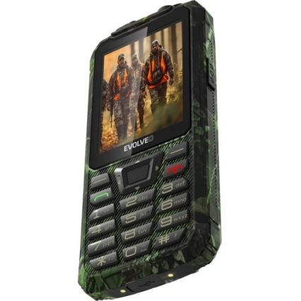 Evolveo - StrongPhone Z6 vodotesný Dual SIM telefón v loveckom maskovaní