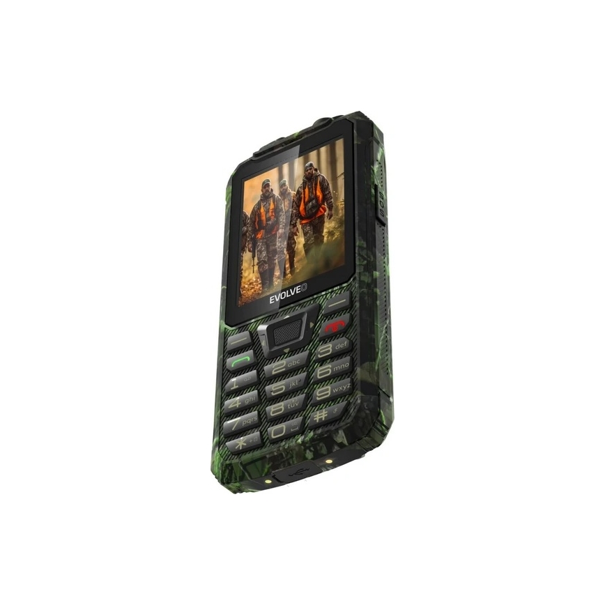 Evolveo - StrongPhone Z6 vodotesný Dual SIM telefón v loveckom maskovaní