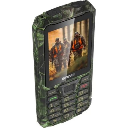 Evolveo - StrongPhone Z6 vodotesný Dual SIM telefón v loveckom maskovaní