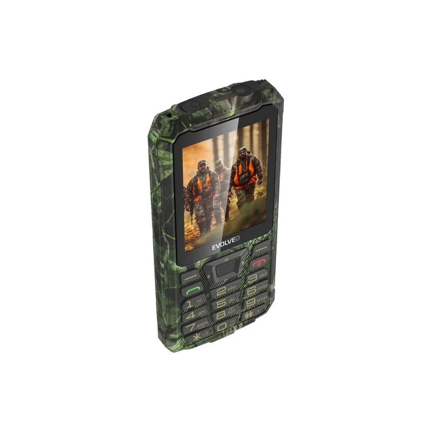 Evolveo - StrongPhone Z6 vodotesný Dual SIM telefón v loveckom maskovaní