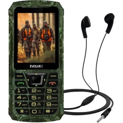 Evolveo - StrongPhone Z6 vodotesný Dual SIM telefón v loveckom maskovaní