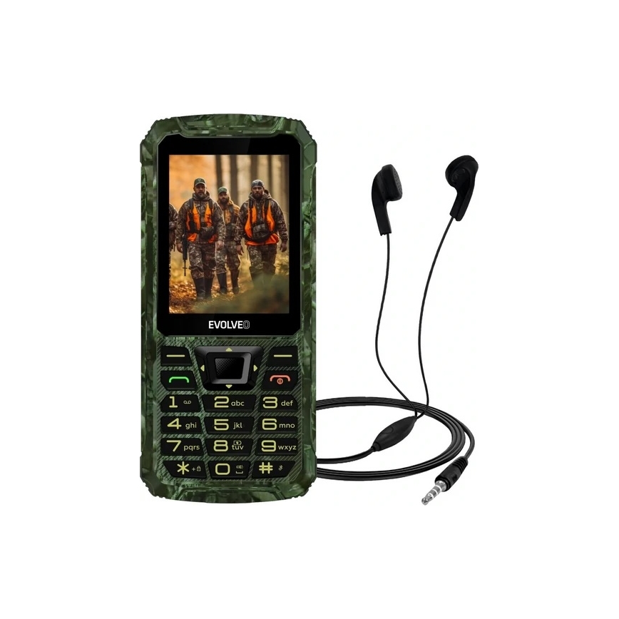 Evolveo - StrongPhone Z6 vodotesný Dual SIM telefón v loveckom maskovaní