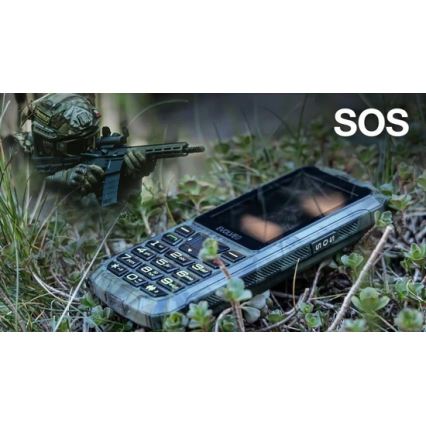 Evolveo - StrongPhone Z6 vodotesný Dual SIM telefón v loveckom maskovaní