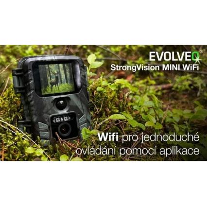 Evolveo - StrongVision MINI Wi-Fi fotopasca/bezpečnostná kamera s aplikáciou